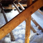 Isolation des combles en laine soufflée Isolation en combles perdus