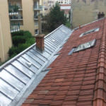 Remplacement des tuiles par une Couverture en Zinc naturel Toiture en zinc