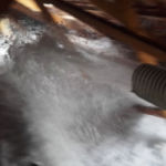 Soufflage en comble Isolation par soufflage